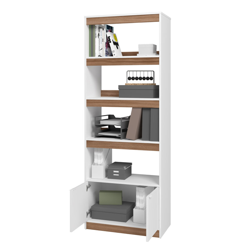 Kamarianna Storage Bookcase, Brown/White