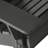 Outdoor Folding Adjustable Adirondack Chair With Hideaway Ottoman & Round Side Table-1018716838