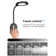 Wall-Mounted Reading Light with USB Output, 4-Hour Auto-Off, Touch Control
