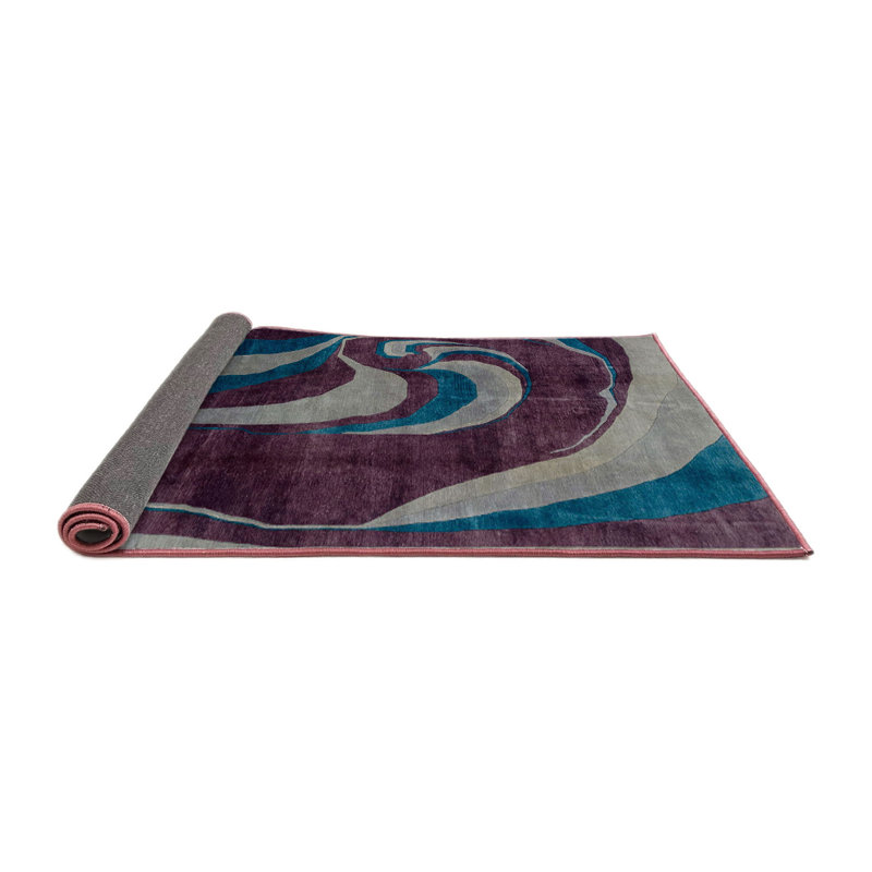 Tapis multicolore abstrait Mubarek, Carré 4 pi