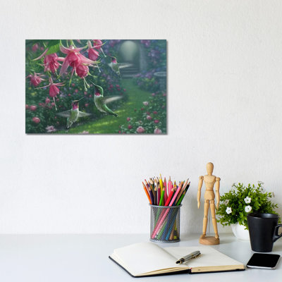 Hummingbird Haven by Collin Bogle - Print on Canvas