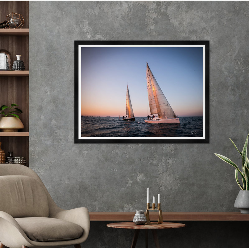 Sailing By The City I Print by Tim Klein
