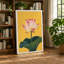 Single Lotus Bloom Botanical - Wrapped Canvas-1234359041-1234359099