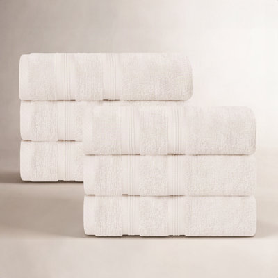 6-Piece Zero-Twist Quick-Dry Cotton Towel Set