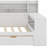 Wooden Daybed With Storage Shelves, Multi-Functional Bed With Two Storage Drawers And Study Desk-1224793791