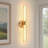 21 In. 2-Light Glass Armed Wall Sconce Hardwired Wallchiere Wall Light-1011752605