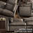 128" Leather Upholstered Sectional Sofa with Hidden Storage-387696364-387696367