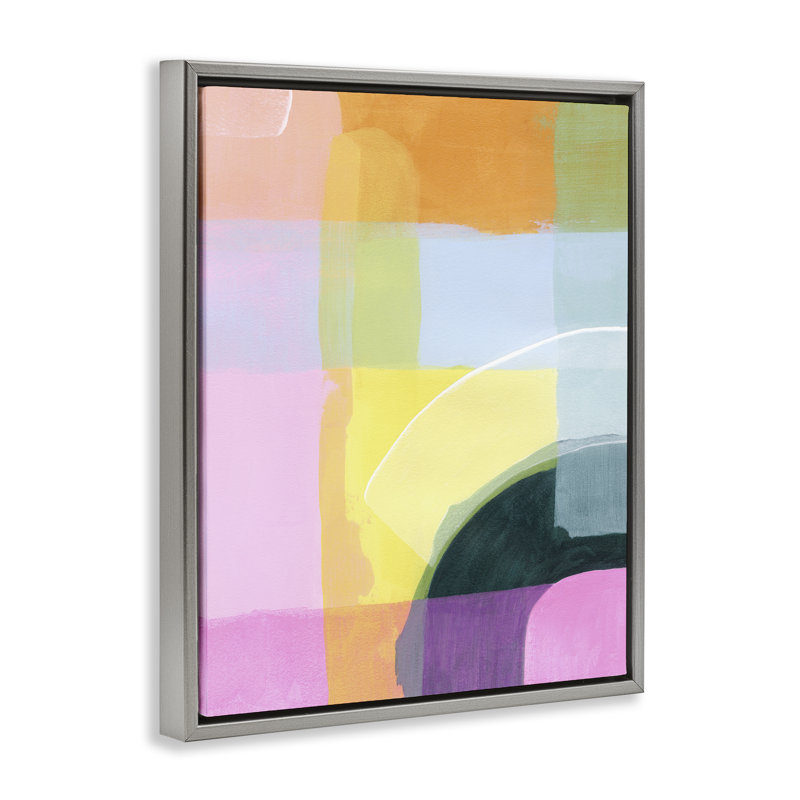 Cadre flottant Sunset, Cadre flottant gris lustré, H 21 po x l 17 po