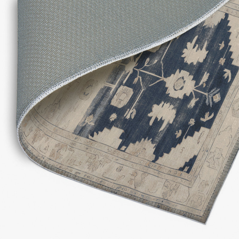 Tapis d'intérieur et d'extérieur surteint beige, Rectangle 4pi x 6 pi