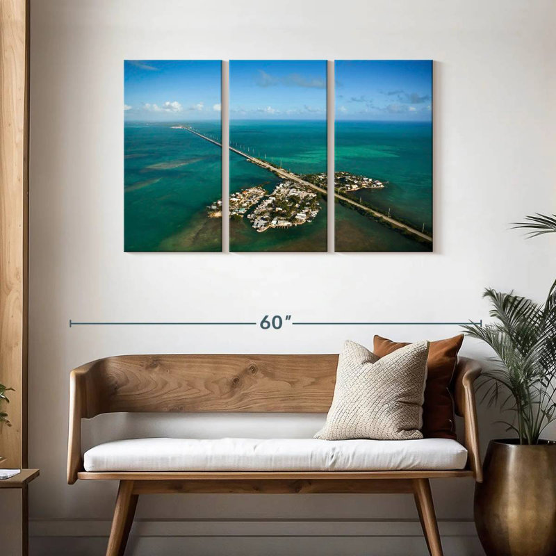 Gillard Seven Mile Florida Bridge, H 28 po x l 45 po