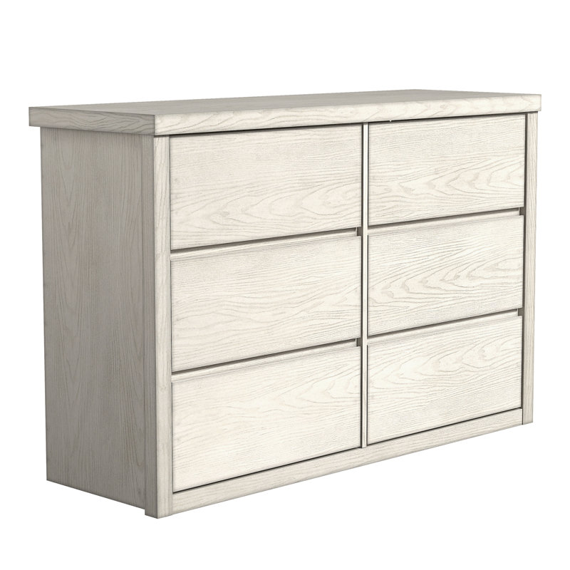  6 Drawer Dresser (Interlock), Beige
