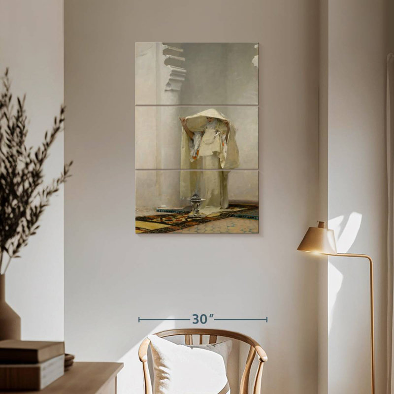 Leisha fumée d'ambre gris, H 57 po x l 36 po