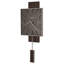 Maclane Metal Pendulum Wall Clock