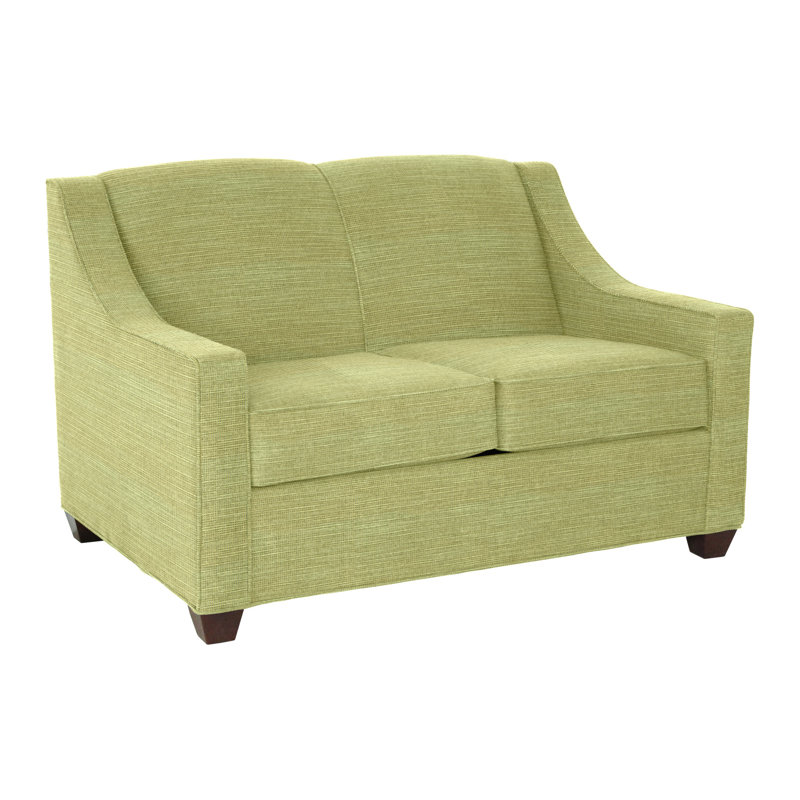 Phillips 52" Square Arm Sofa Bed with Reversible Cushions, Connelly Wren, Empire Mahogany