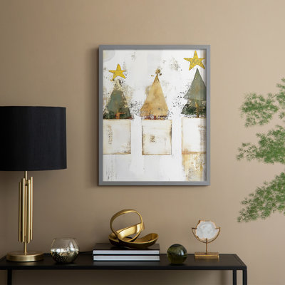 Christmas Holiday Art DCCCXV Framed Print - Solid Wood