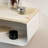Kija Minimalistic Design Metal Floating Nightstand-945552423