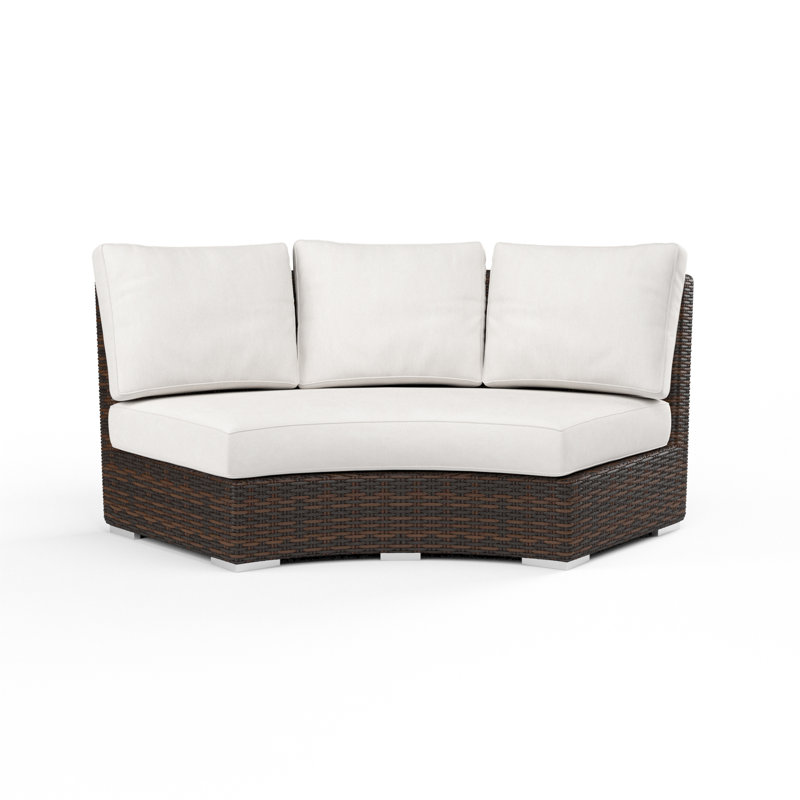 Canapé de patio Montecito avec coussins Sunbrella, Sunbrella® spectre carbone