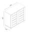Armoire de rangement pour chaussures Millan, 12 paires-373316597