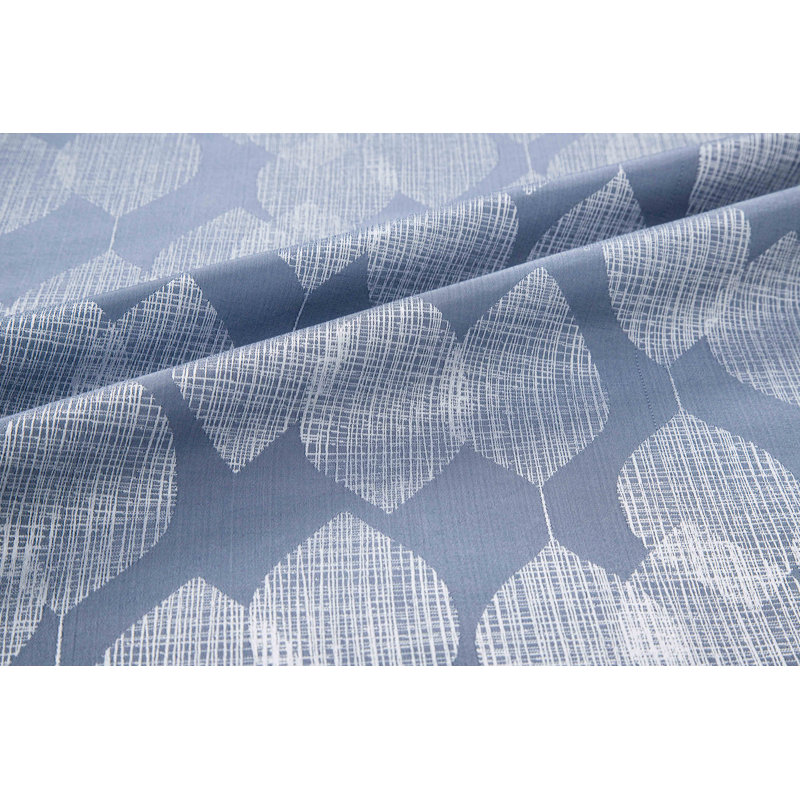 Galston Silk Room Darkening Pencil Pleat Door Curtain Panel, 165cm W x 214cm L, Blue