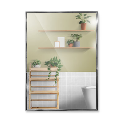 Makynlei 16'' W 22'' H Mount Medicine Cabinet Mirror 2