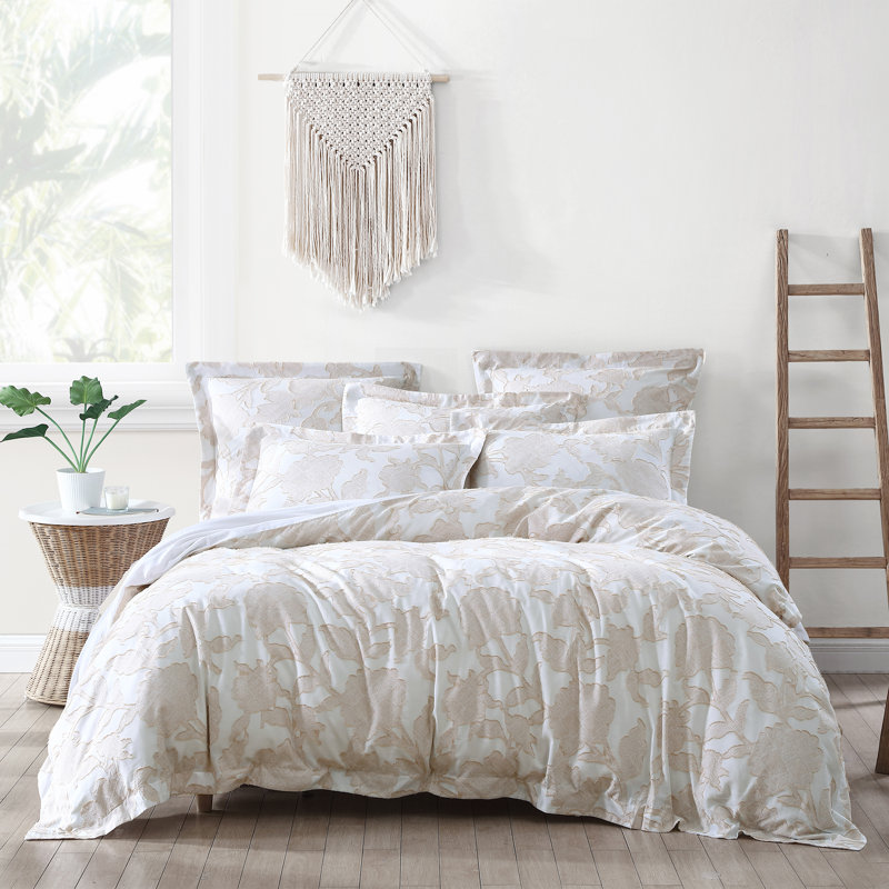 Sloane Natural Duvet Set, King Duvet Cover + 2 King  Shams