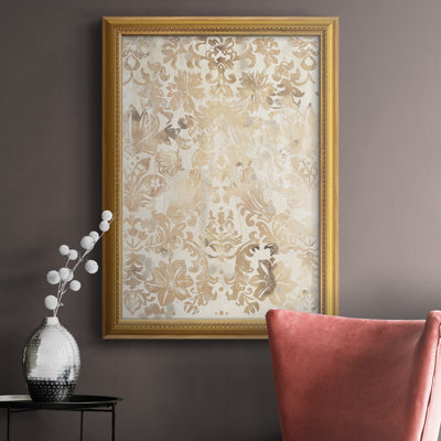 " Walnut Damask II " Painting Print