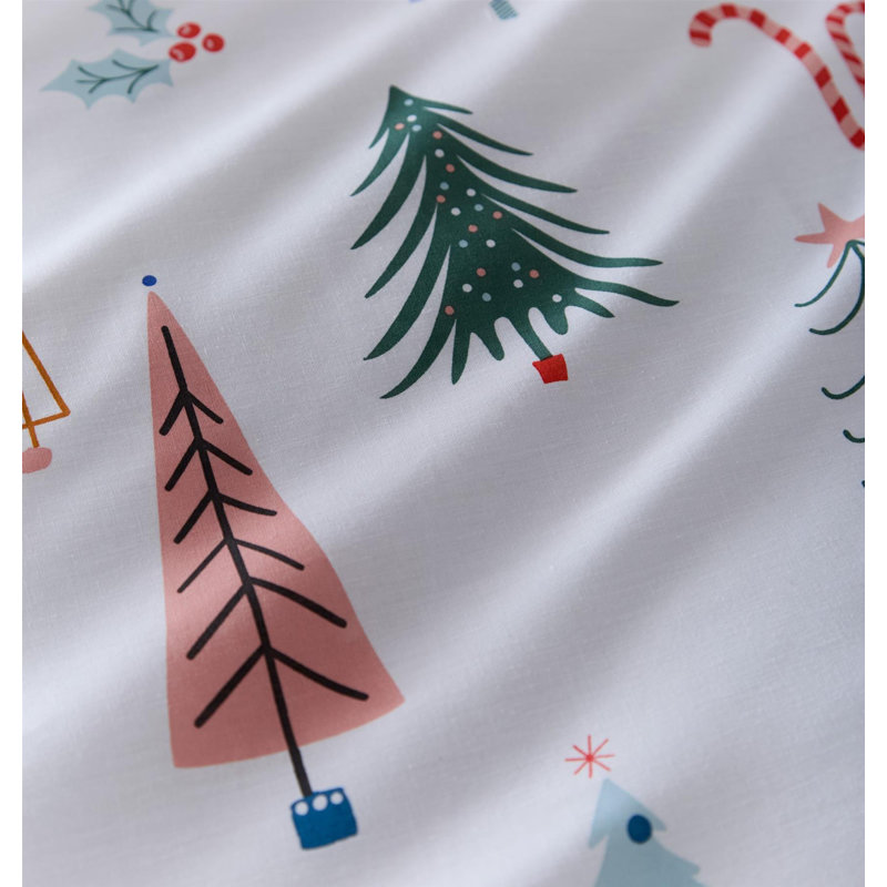 Alpine Forest Duvet Cover Set Cotton Duvet Cover Set with Pillowcases Included, Double Duvet Cover + 1 Pillowcase