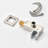 Brushed Nickel Ceiling Mounted Shower Amalgam - 12" Head And Handheld Natural Rainfall Mimicry Feeling Self-Cleaning Nozzle Compatible With All Normal Arms Agrees American Standard Pipe Connections