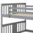 Roomy Full Over Full Bunk Bed With Robust Ladder-1814989138