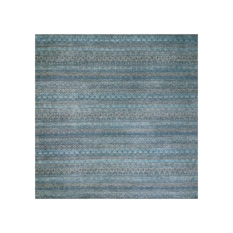 Tapis carré en laine noué à la main 12 pi x 12 pi 12 po x 12 pi Kohinoor Herrita 5BE4A4ABD06A49519E69ED66BB657500