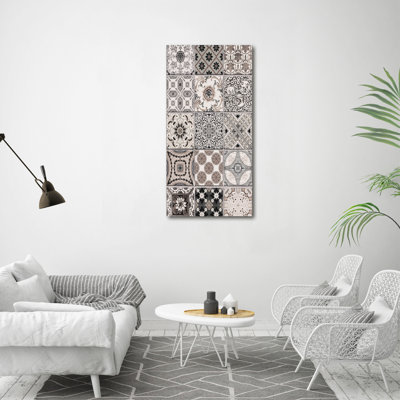 Ceramic Tiles - Wrapped Canvas Print