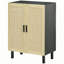 Sideboard Buffet Cabinet, Kitchen Cabinet, Coffee Bar Cabinet with 2 Rattan Doors-928928264