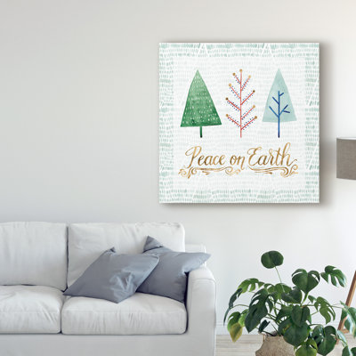 «Christmas Tree Whimsy II» par Grace Popp - reproduction d'art sur toile