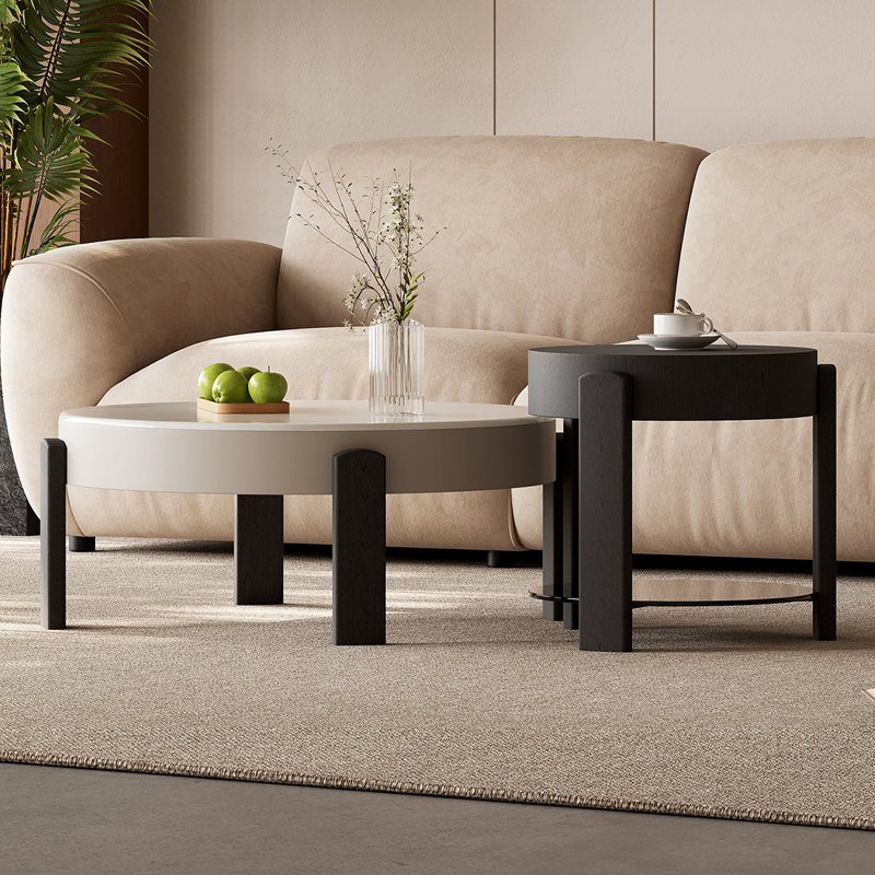 Modern Crystal Coffee Table Set