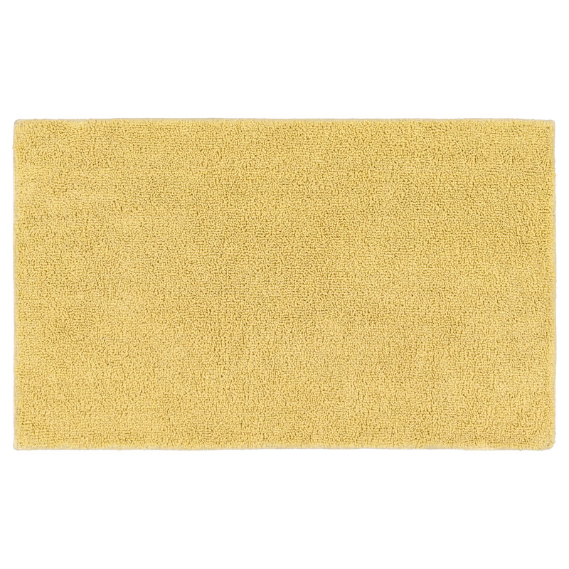 Tapis pour salle de bain Roanoke, L 24 po x L 40 po, Jaune doux