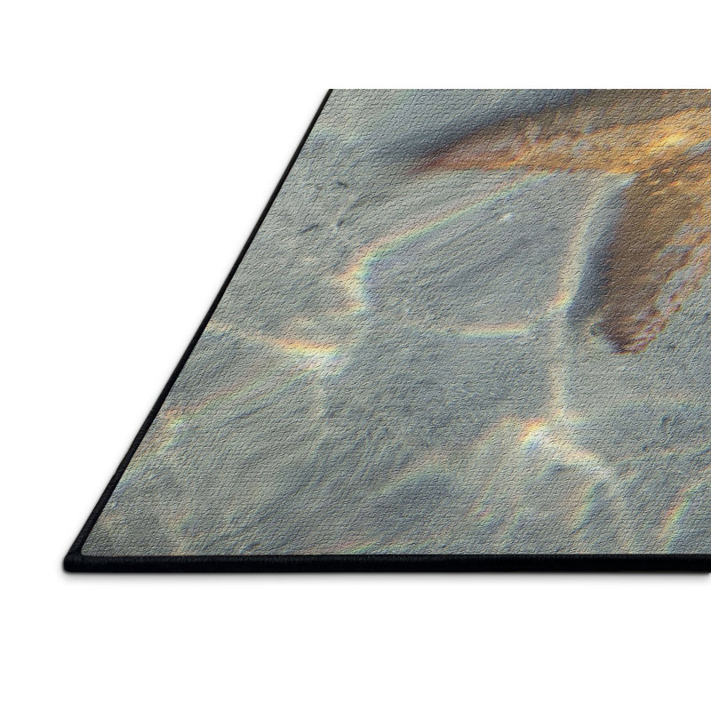 Tapis de surface bleu star, Rectangle 2 pi x 3 pi
