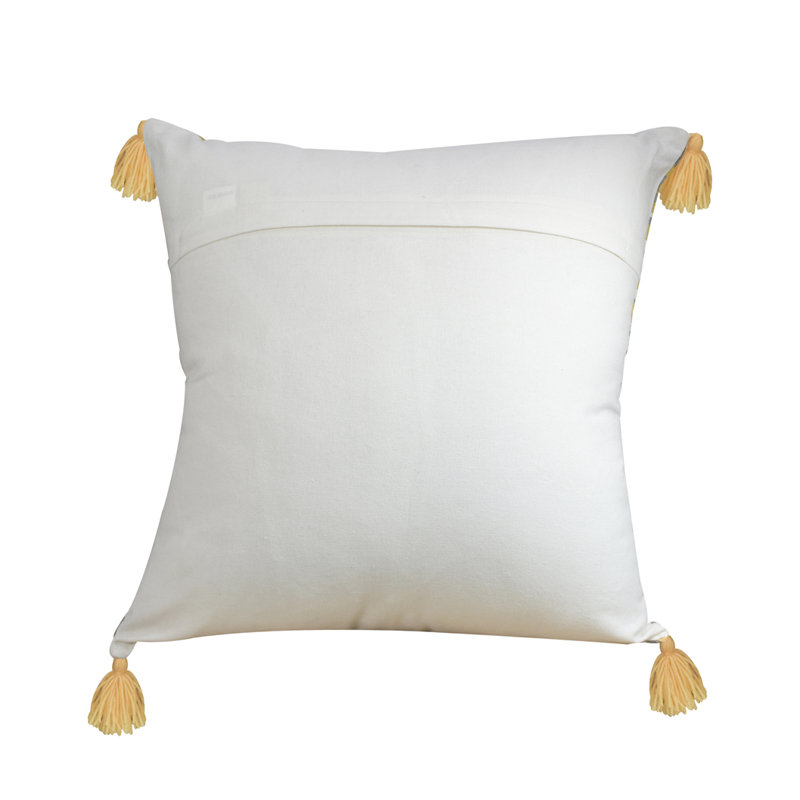Geometric Cotton Throw Pillow