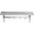 Stainles Steel Rectangle Wall Mounted Pot Rack-897608733