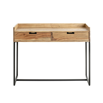 Console black-acacia 100x80x30 cm