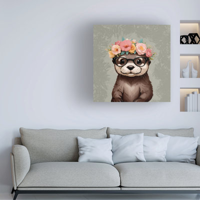 Bolog Tina Lavoie Outgoing Otter Canvas Art