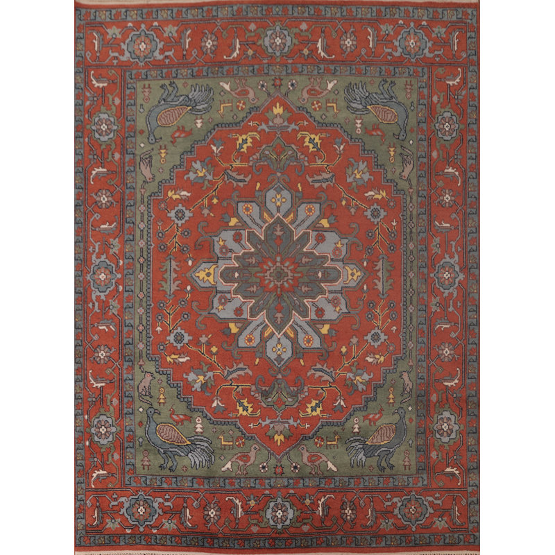 Tapis oriental à motif animalier Ziegler 8 x 10