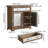 Rustic Vintage Accent Cabinet