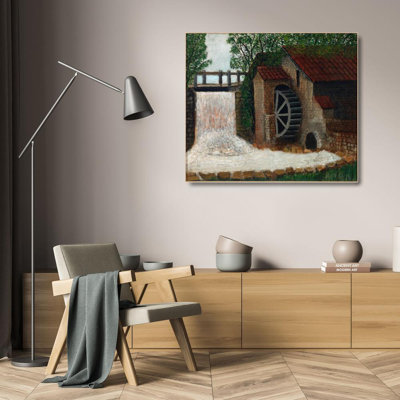 "The Old Mill" by  John Kane - Gallery Wrap Canvas Wall Art