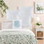 Ensembles de literie en coton Comfort, conception réversible blanche pour la maison