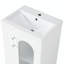 Meuble-lavabo simple 20 po avec comptoir en céramique