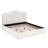 Low-Profile Upholstered Platform Bed With Headboard
