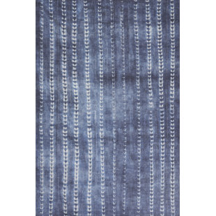 Bolt Geometric Blue/White Area Rug