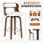 Swivel Faux Leather Counter Height Bar Stools-1141682187-1145202041