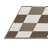 Machine Washable Checkered Gray Area Rug-993723015