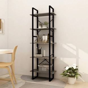 Hars 175Cm H Metal Etagere Bookcase